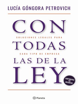 cover image of Con todas las de la ley